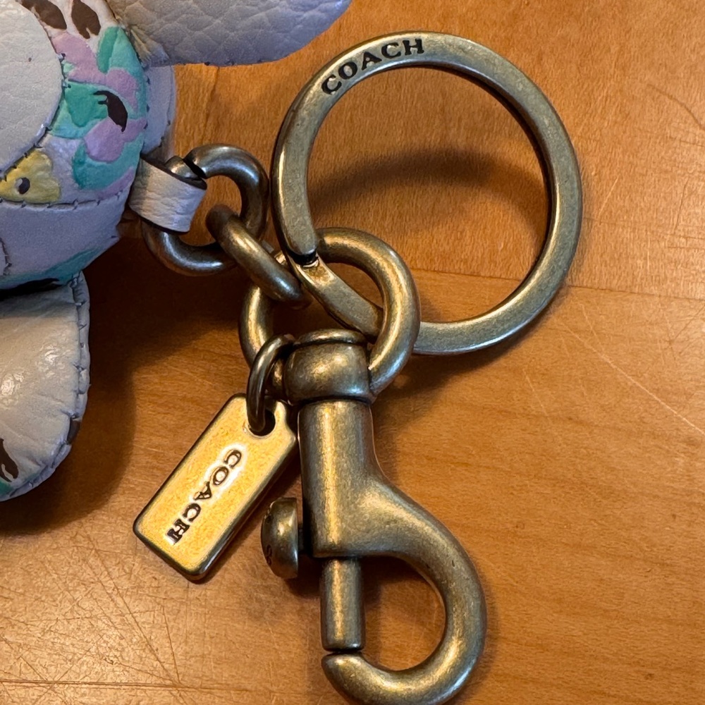 Disney X Coach Mickey Mouse Bag Charm With Floral Print - Picture 10 of 12